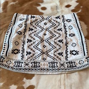 Ecote embroidered mini skirt